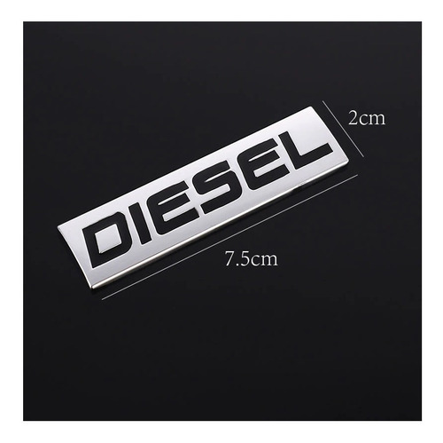 Emblema Diesel En Metal Compatible Con Nissan Bmw Renault Foto 4