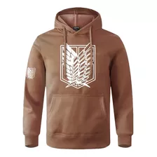 Moletom Masculino Attack On Titan Anime Casaco De Frio Capuz