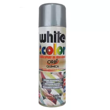 Tinta Spray De Uso Geral White Color Alumínio Orbi Química