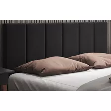 Cabeceira Cama King Box Painel Estofada 1,95 X 55 Almofadada