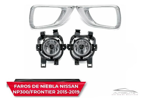 Kit Faros Niebla Nissan Frontier Np300 2015 16 17 2018 2019 Foto 3