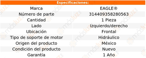 1) Soporte Motor Del Izq/der Mercedes-benz C300 3.0lv6 08/12 Foto 3