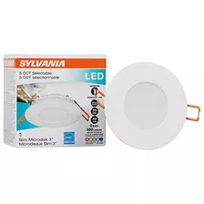 Luz Empotrada Led Microdisk Slim De 3 Pulgadas Sylvania...