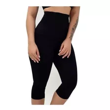 Calça Corsário Plus Size Modelador Suplex Poliamida