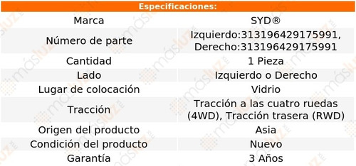 (1) Amortiguador Vidrio Izq O Der Pathfinder 4wd, Rwd 05/12 Foto 2