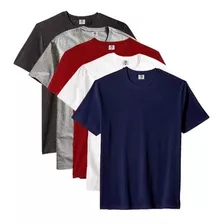 Kit 5 Camisetas Masculina Lisa Premium 100% Algodão