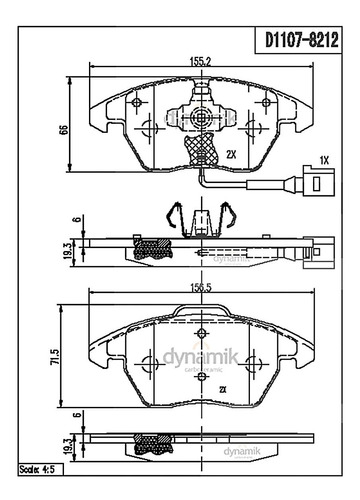 Kit Balatas Bajos Metales Del + Tras R8 V8 4.2l 10 Dynamik Foto 2