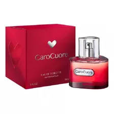 Perfume Fragancia Mujer Dama Caro Cuore Rojo Edt 90 ml 