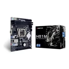 Mother Board Biostar H81mhv3 Socket 1150 Ddr3 4th Gen New Color Negro