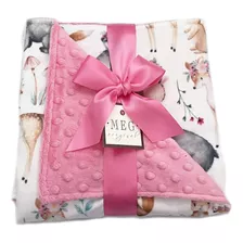 Meg Original Minky Baby Girl Blanket, Sweet Darlings, Manta