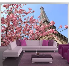 Papel De Parede 3d Paris Torre Eiffel França 8,5m² Ncd89