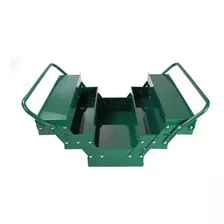 Caja Metálica Para Herramientas Tipo Acordeón 43cm Sata Color Verde