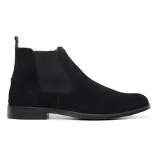 Bota Masculina Berlim Chelsea Camurça Preto