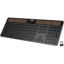 Teclado Inalambrico Carga Solar Usb