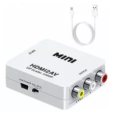 Convertidor De Hdmi A Av, Hdmi A Rca, Hdmi A Av, 1080p Hdmi 