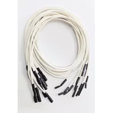 Kit X 15 Unid Cable Siliconado Calefactor 2 Terminal Redondo