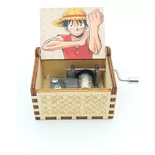 Caja Musical One Piece M1 Manivela Luffy Anime De Colección