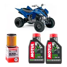 Kit Service Aceite Motul 5100 + Filtro Aceite Raptor 350 Fas