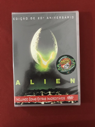 Dvd - Alien - Edição De 20° Aniversário - Novo
