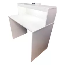 Mesa Bancada / Escrivaninha C/ Lâmpada Led + Tomada Em Mdf