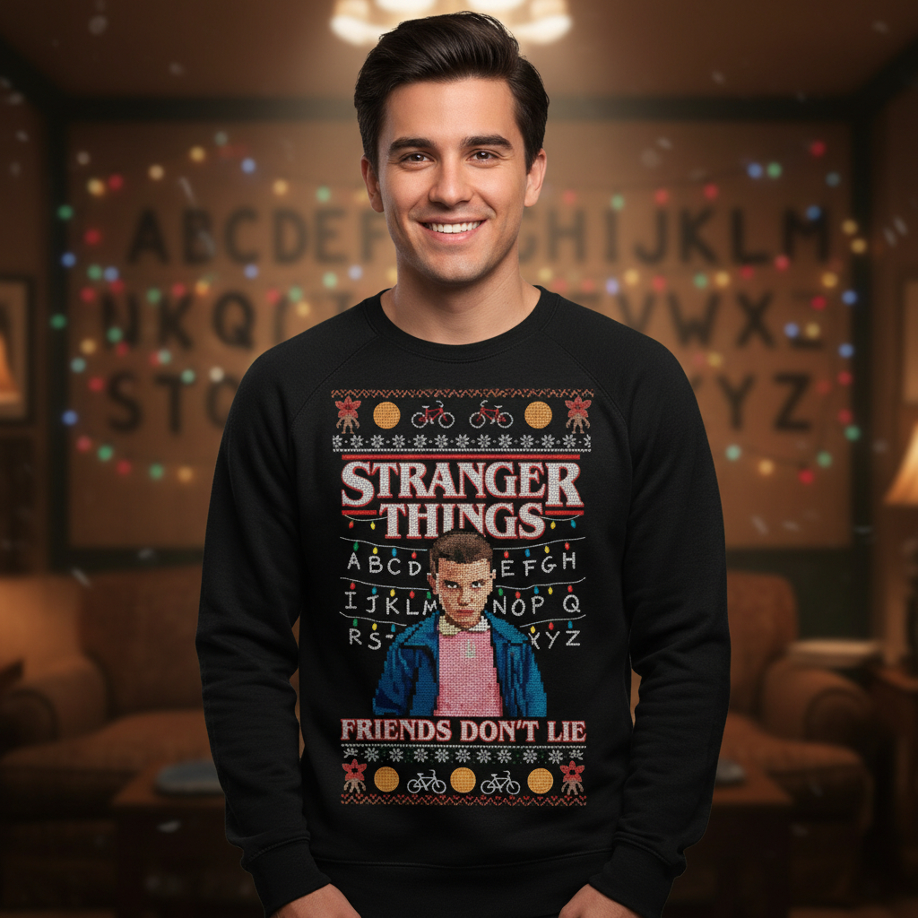 Sudadera Stranger Things Ugly Sweater Eleven Navidad
