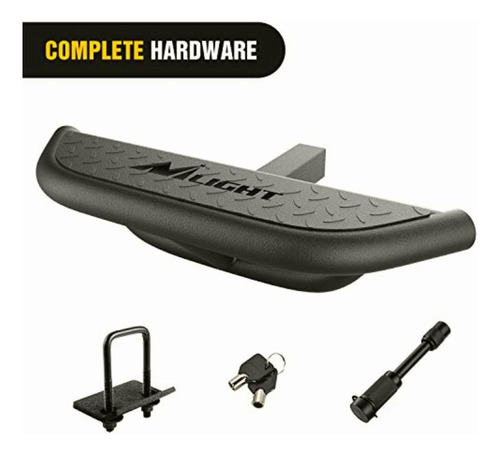 Nilight Hitch Step With 2  Hitch Receiver Rear Bumper Guard Foto 4