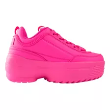 Sneakers Kate Mujer Plataforma Hot Pink | Hanna Mexicana