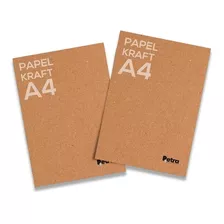 Papel Kraft Natural A4 - 180g/m2 Com 500 Folhas