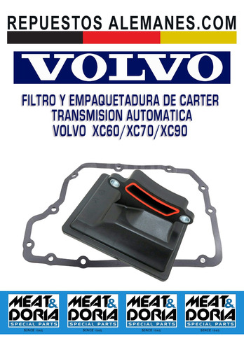 Filtro De Aceite Caja Automatica Volvo Xc60 Xc70 Xc90 (kit) Foto 3