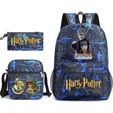 Juego De Mochila De Estudiante De Harry Potter, 3 Piezas