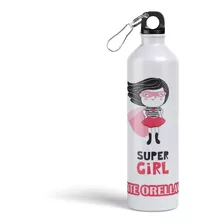 Botella Metalica Personalizada Super Niña B71