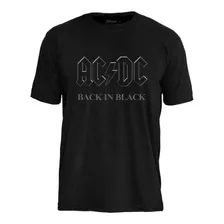 Camiseta Stamp Acdc Back In Black Ts752