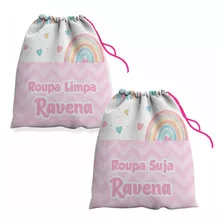 Saco Roupa Suja Tamanho 30x40 Para Creche Sucesso De Vendas