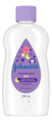 Óleo Para Bebê Johnson's Baby Hora Do Sono Frasco 200ml
