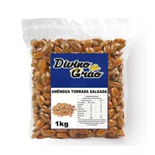 Amêndoa Torrada 1kg Com Ou Sem Sal - Promoção!