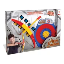 Brinquedo Infantil Acerte O Alvo C Arco E 4 Dardos 48cm Jogo