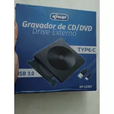 Gravador De Cd E Dvd Original Knup, Compatível Universal 