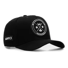 Boné Trucker Preto Brasão Mvck - Original