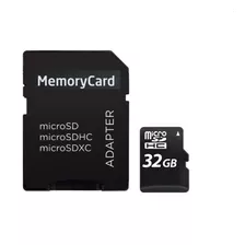 Cartão De Memória 32gb Classe 10 Micro Sd Câmera Tablet
