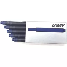 Cartucho De Tinta Lamy - Azul Negro - Caixa C/ 5 Uni.