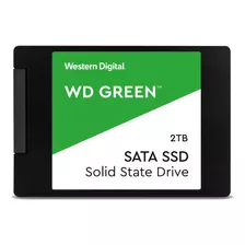 Disco Sólido Ssd Interno Western Digital Wd Green Wds200t2g0a 2tb Negro