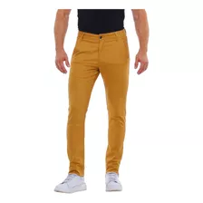 Calça Sarja Masculina Slim Alfaiataria Com Bolso Embutido