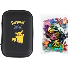 Pack De 24 Figuras Pokemon Con Estuche Pikachu