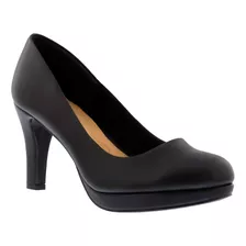 Zapatilla Formal Negra Lady Paulina Confort Amaya 23101