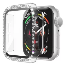 Funda Protectora Para Apple Watch 41mm Full Cover Strass 