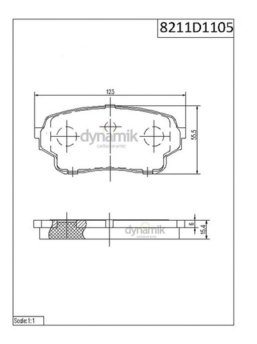 Balatas Ceramicas Del Suzuki Xl-7 V6 3.2l 04/06 Dynamik Foto 2