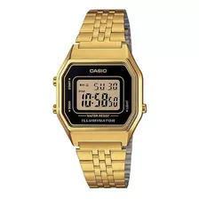 Relógio Dourado Casio Vintage La680wga-1df