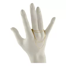 Colar Feminino Ouro 18k Corrente Veneziana 0.57 60 Cm Cordão