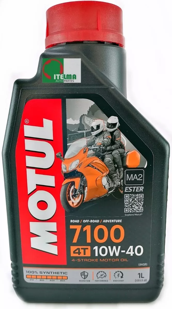 Motul 7100 10w40 1l Aceite Motor Gasolina Moto 4t Sintetico