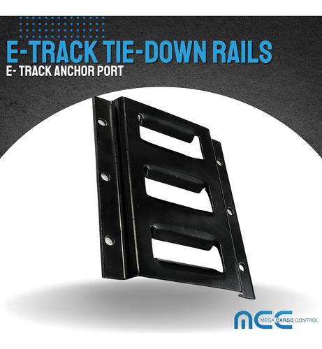 Riel De Amarre E-track (4 Unidades) | Carril Electrnico Gal Foto 3